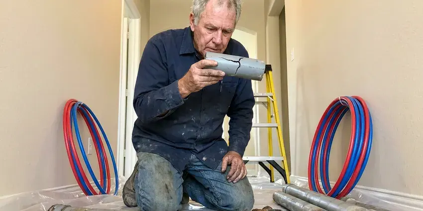 HDF Plumbing technician providing sewer replacement in Jacksonville