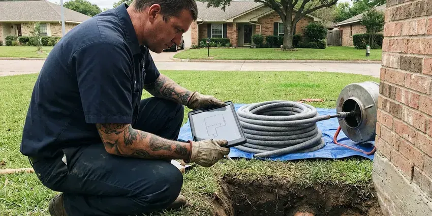 HDF Plumbing technician providing water leak repair in Jacksonville