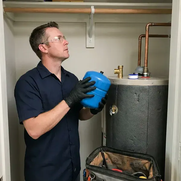 Professional water heater expansion tank installation, Cape Coral, FL